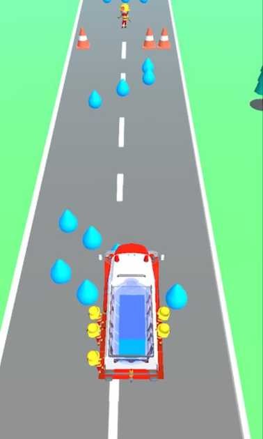 消防员奔跑拯救城市图1