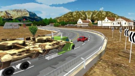 坦克运输车3D图3