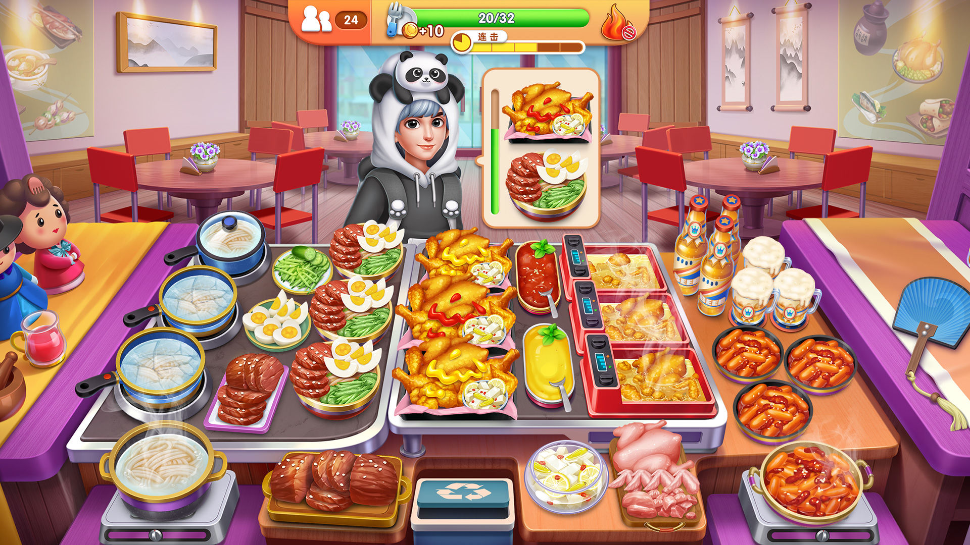 风味美食街无限金币版图1