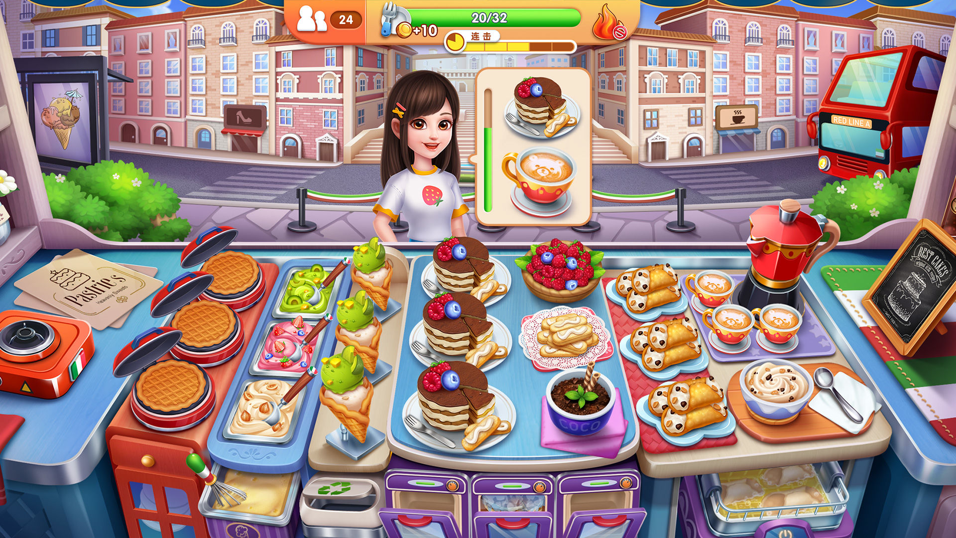 风味美食街无限金币版图2