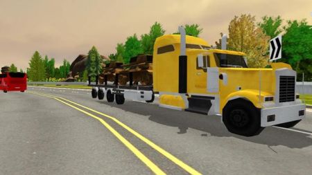 坦克运输车3D图2