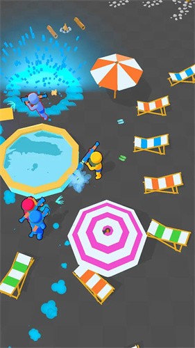 泳池水枪派对图3