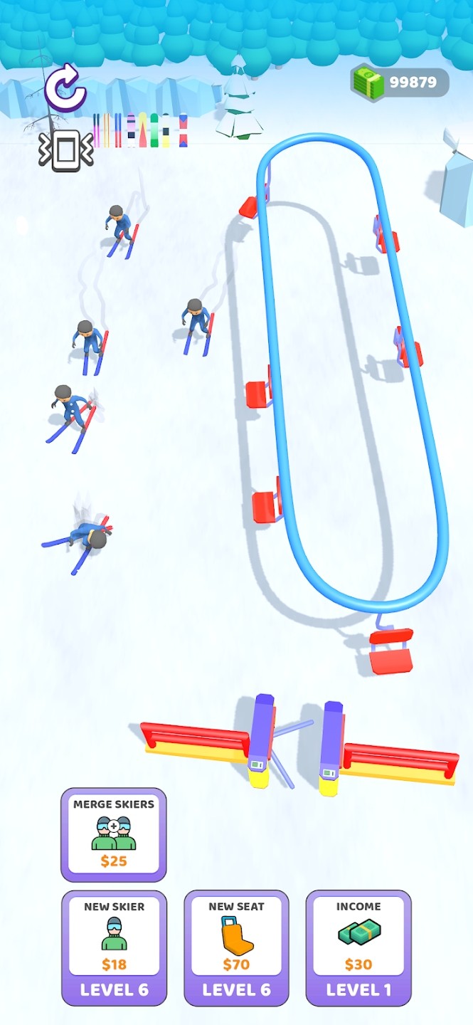 滑雪缆车点击器图2