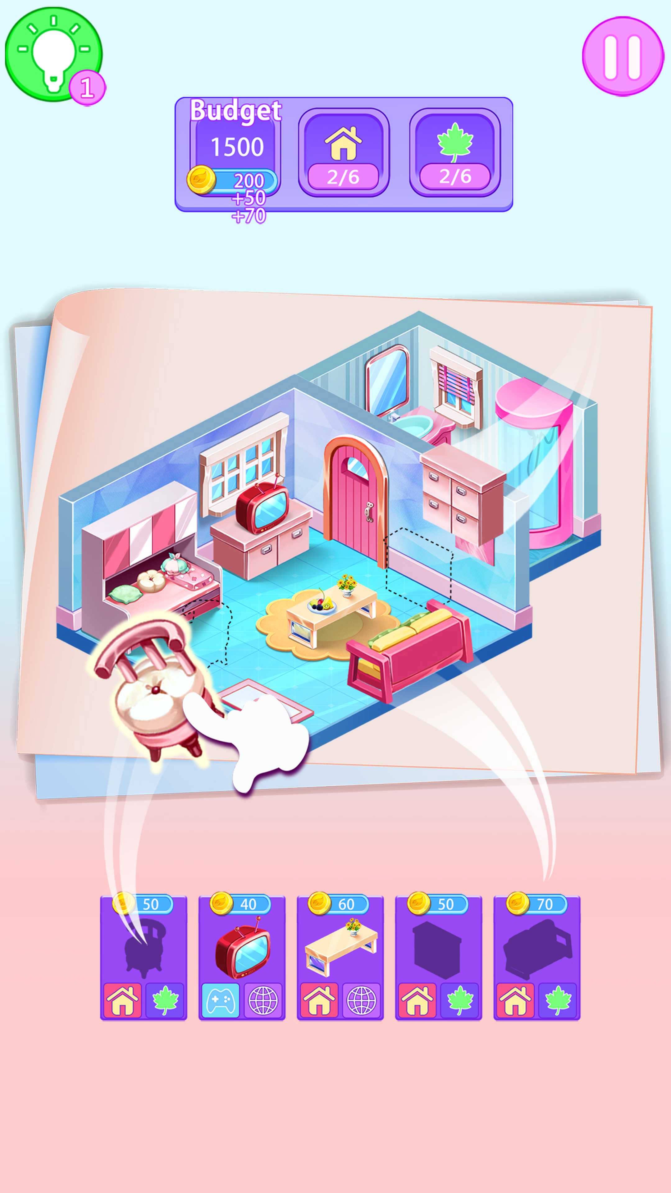 公主娃娃屋装饰大改造图2