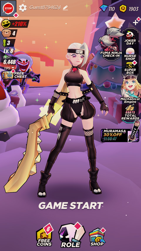 刀光与少女