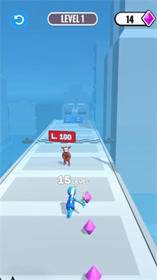 命中敌人跑图1