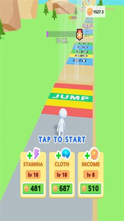 滑翔伞跳跃图1