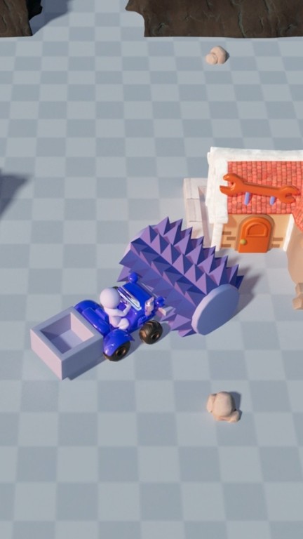 石头粉碎机3D图1