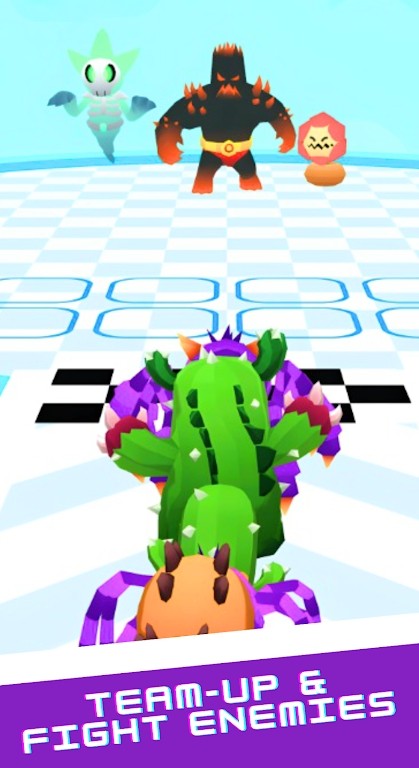 怪物合并冲突跑游戏