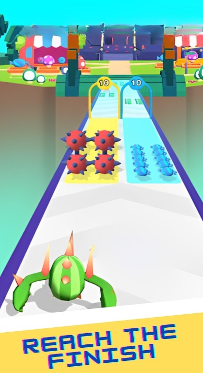 怪物合并冲突跑游戏