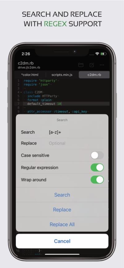 代码编辑器app图3