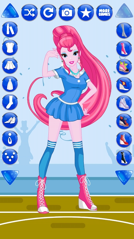 啦啦队队长打扮图1
