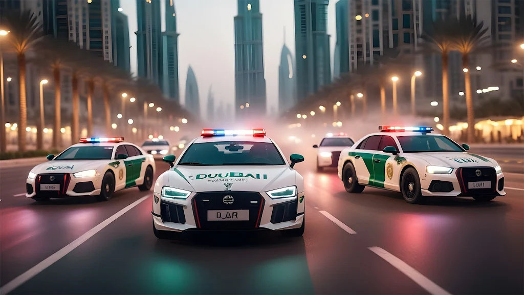 迪拜警察追逐赛车图2