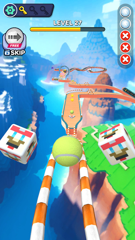 滚球天空特技游戏图1