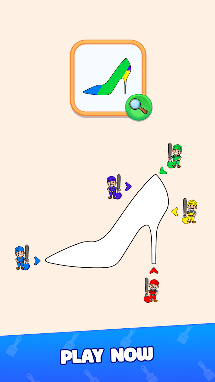绘画大师着色拼图图1
