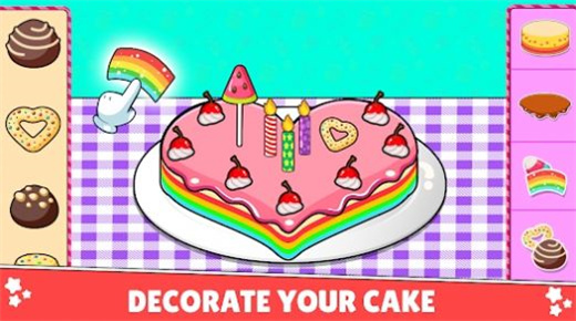 儿童蛋糕生日派对湖图1