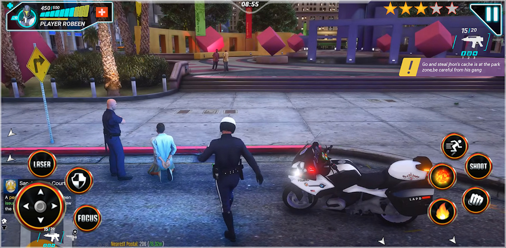 警车追逐黑帮游戏图3