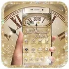 金色钻石奢华时钟主题app