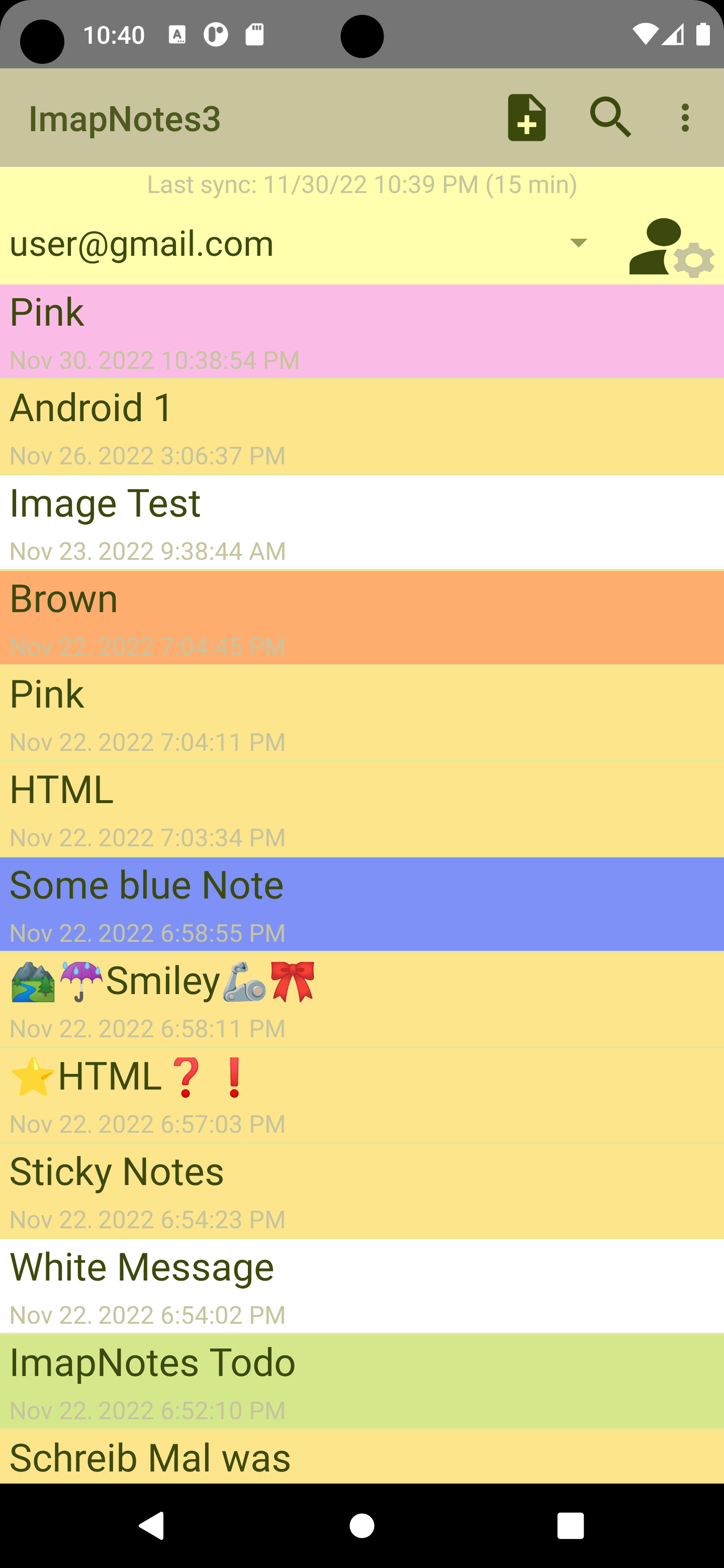 ImapNotes3软件图1