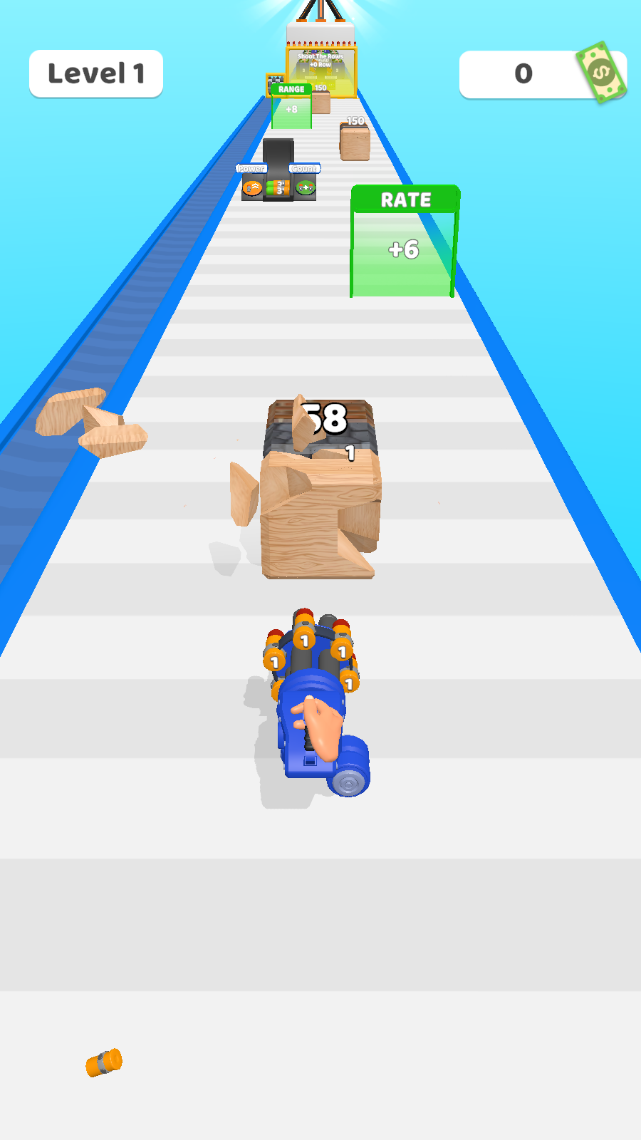 迷你冲锋枪跑游戏图2