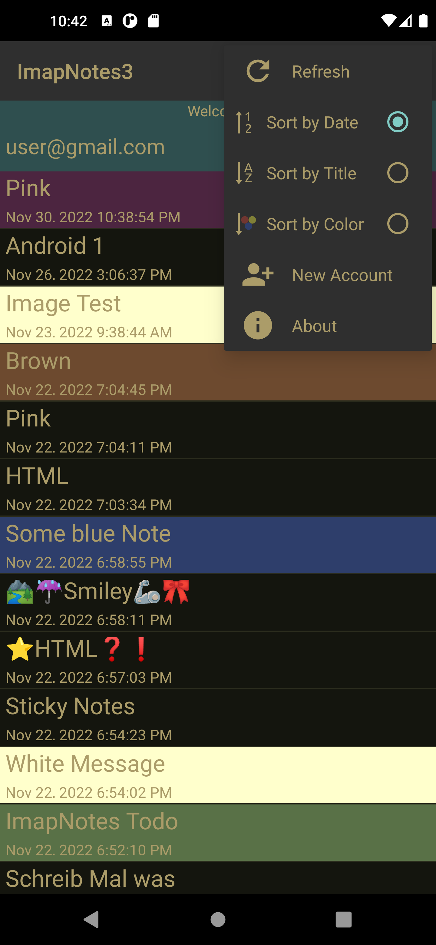 ImapNotes3软件图3