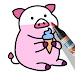 着色绘画书游戏