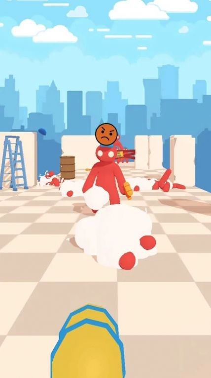 泡沫枪跑酷游戏