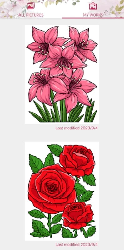 花卉着色手游图1