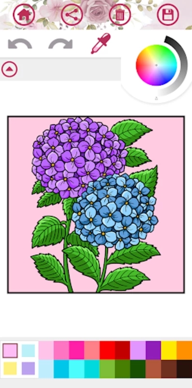 花卉着色手游图3