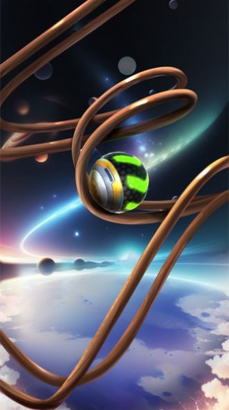 太空滚动的球球游戏图1