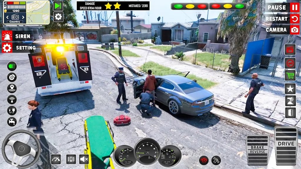 US紧急救护车3D游戏图3