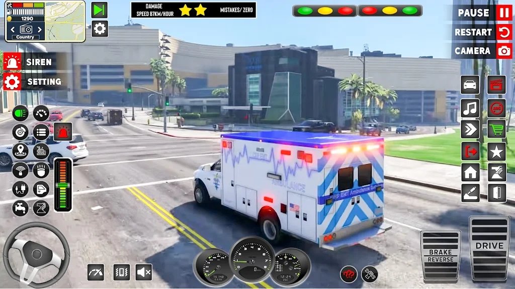 US紧急救护车3D游戏图1