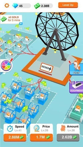 空闲仓鼠发电厂游戏图1