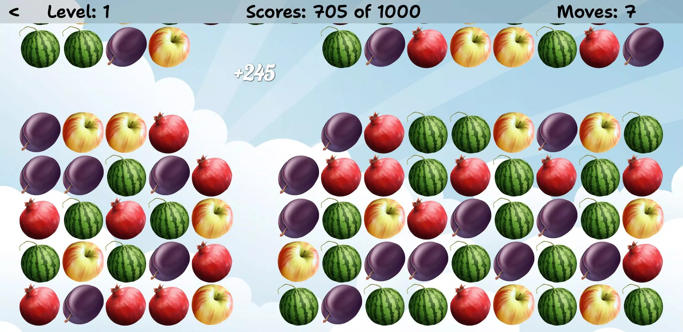 水果混合游戏(Fruity Mix)图1