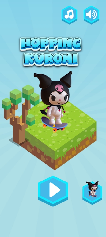 跳跳黑美游戏(Hopping Kuromi)图1