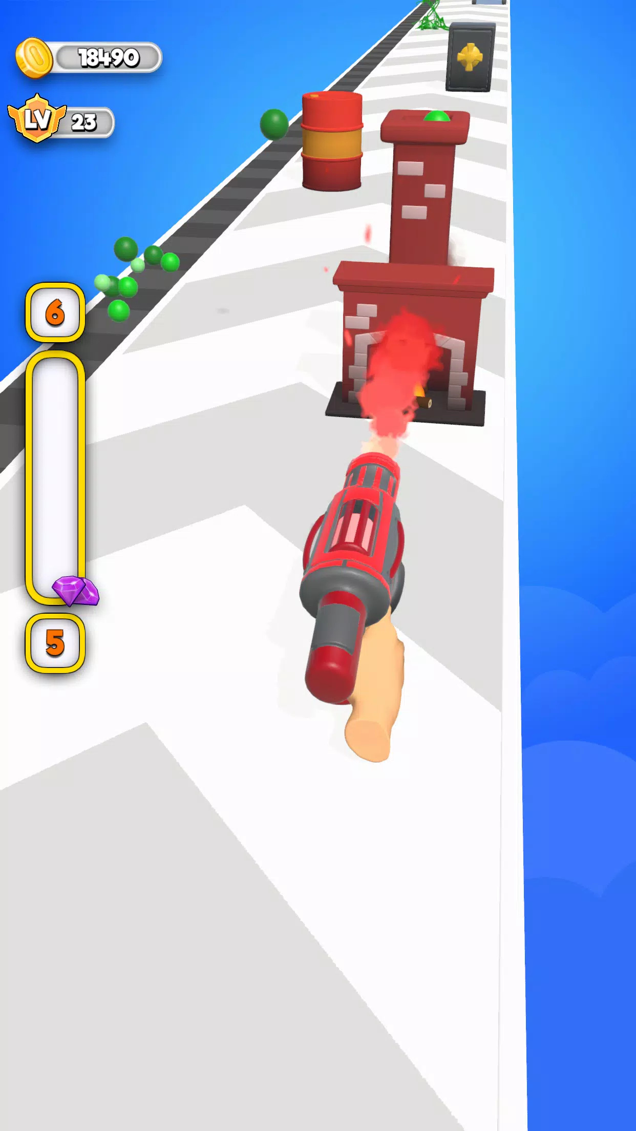 火焰般的奔跑游戏(Flaming Run)图2