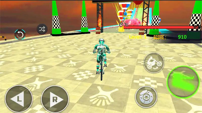 坡道自行车特技骑手游戏(BMX Cycle Stunt: Rider 3D Game)图3