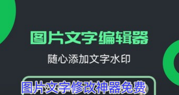 图片文字修改神器免费