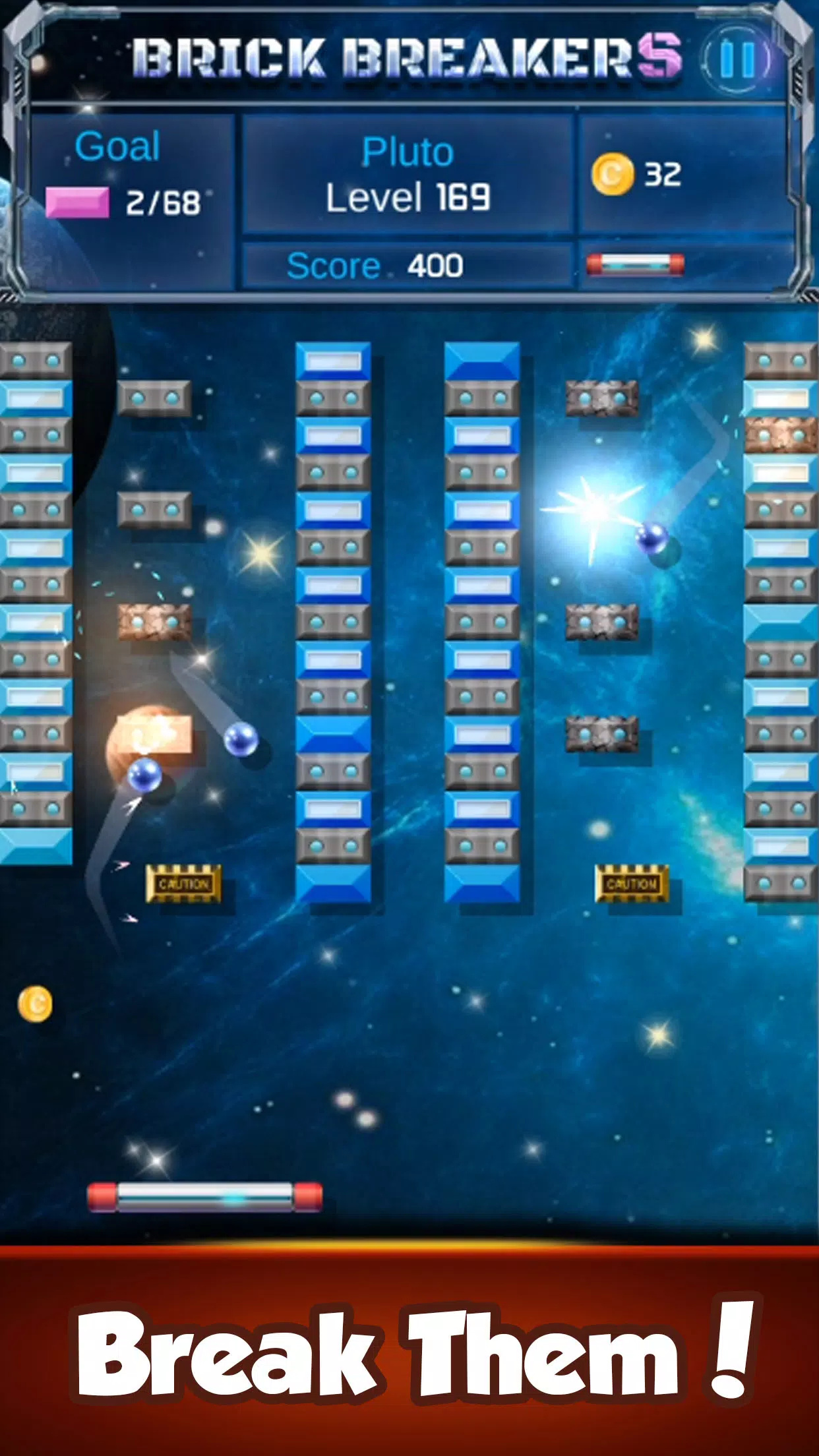 碎砖机游戏(Brickbreaker)图2