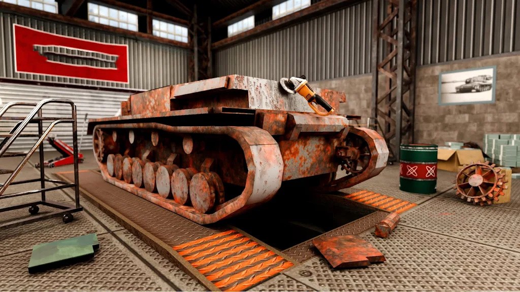 坦克机械师模拟游戏(tank mechanic simulator games)图1