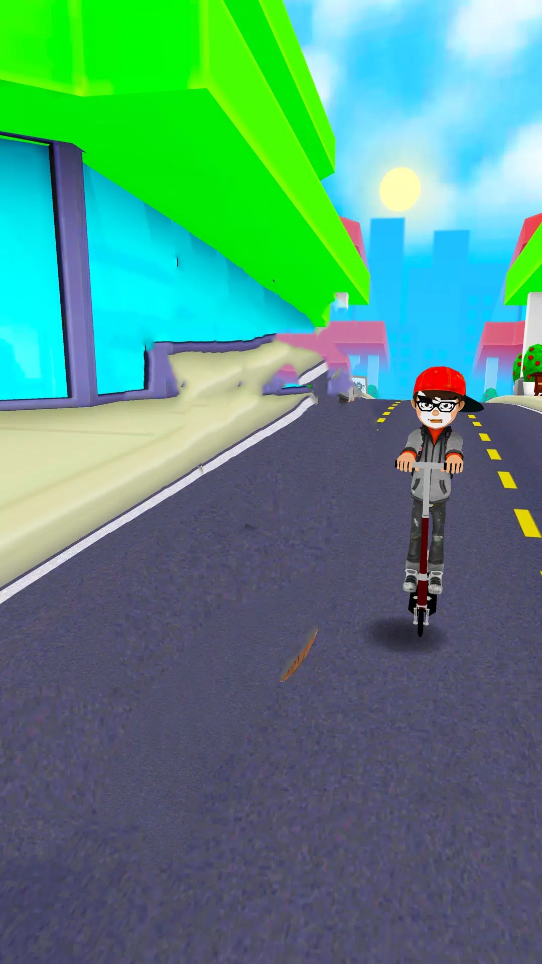 真正的滑板自行车冲浪3D游戏(Real skate Cycle Surfer 3D)图1