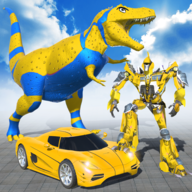 飞行恐龙机器人汽车变换游戏(Flying Dino Robot Car Transform Games)