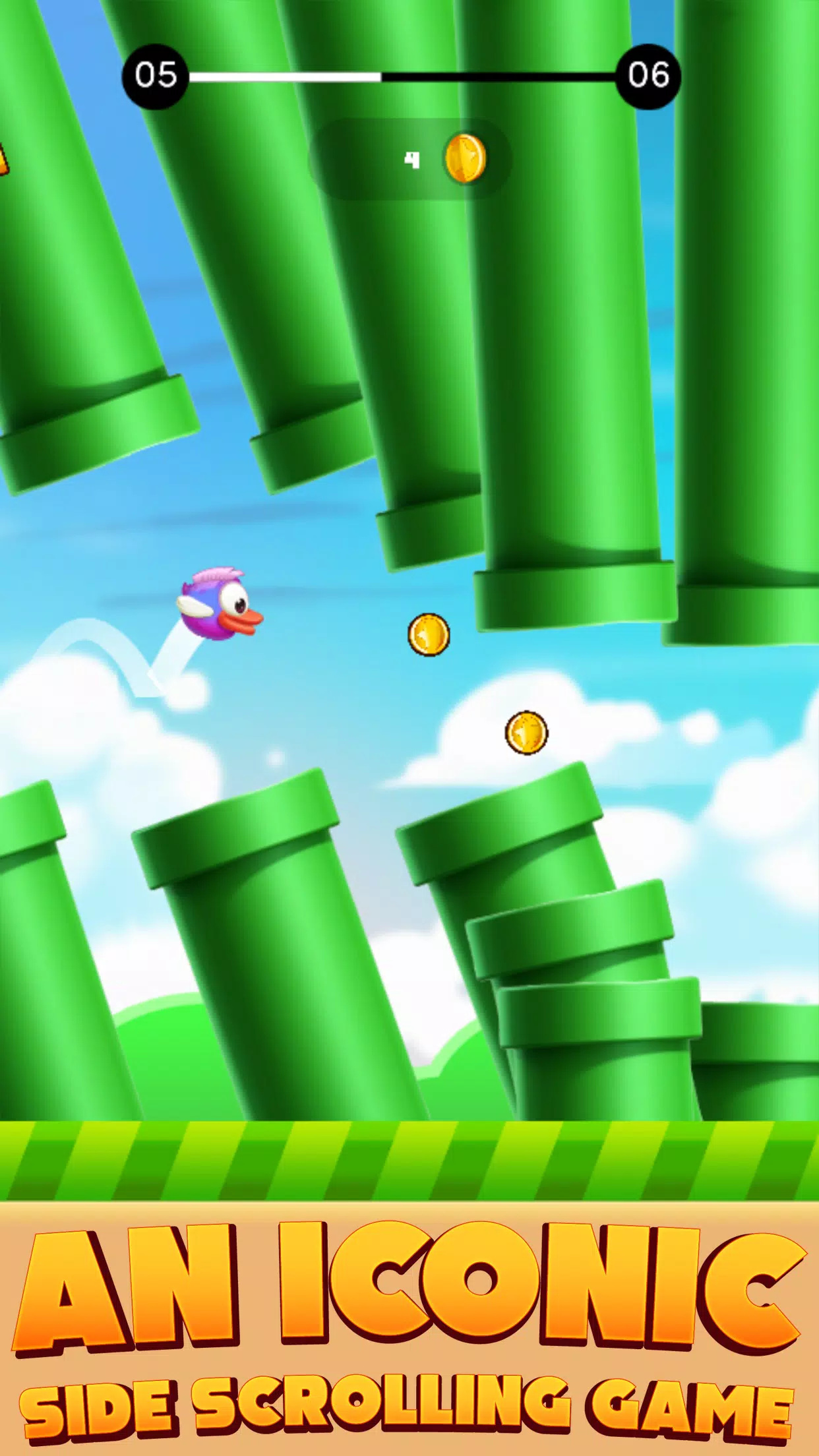 飞翔的小鸟游戏(Flapping Flying Bird Game)图1