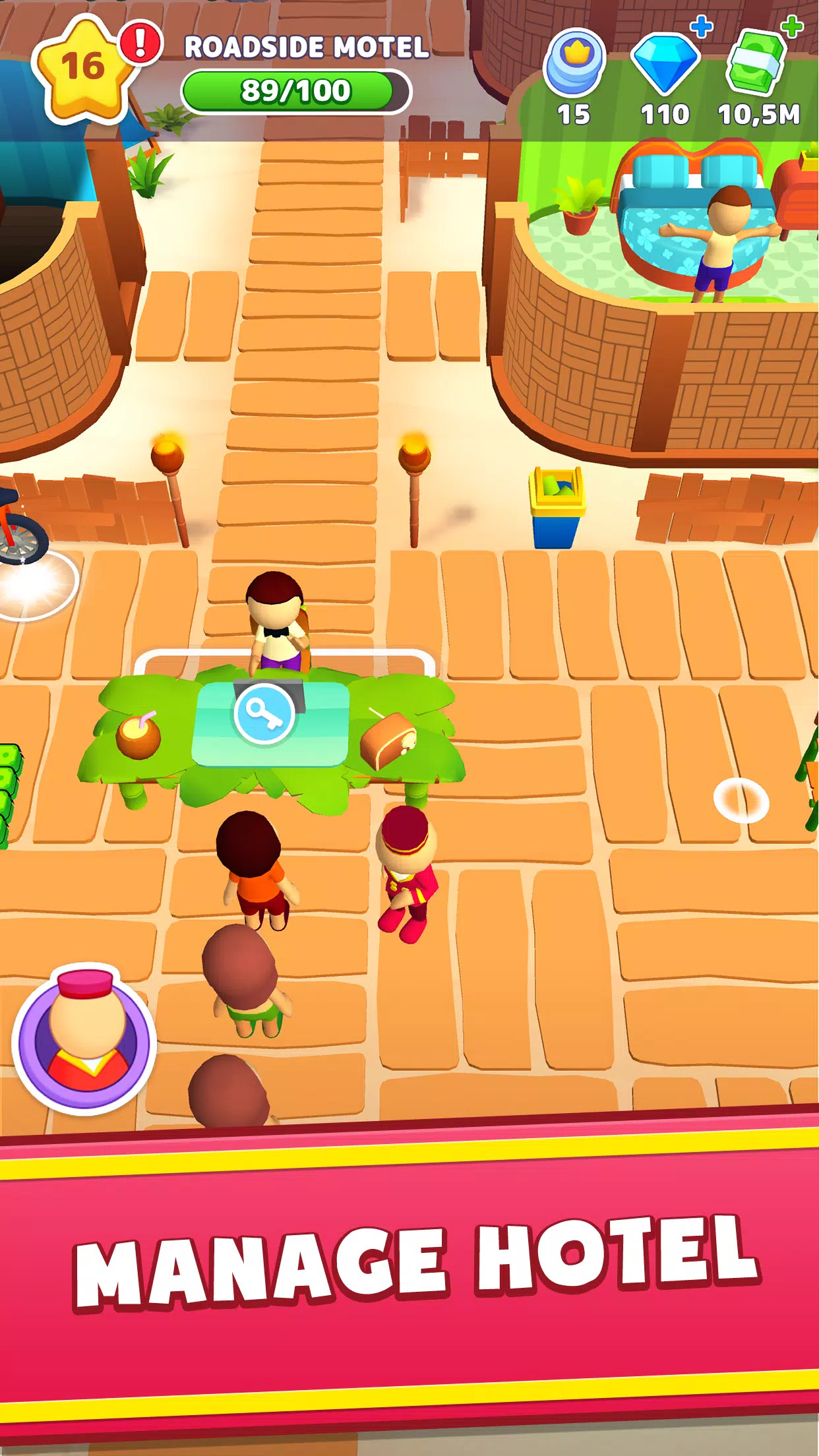 我的完美岛小酒店游戏(My Little Hotel: Perfect Island)图3