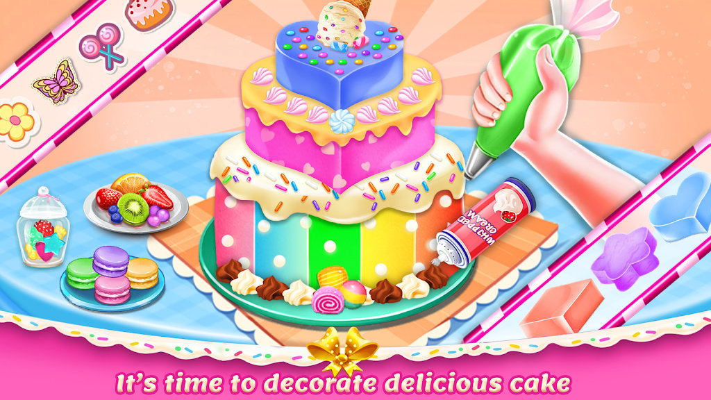 蛋糕师傅烹饪游戏(Cake Maker Chef Cooking Games)图2