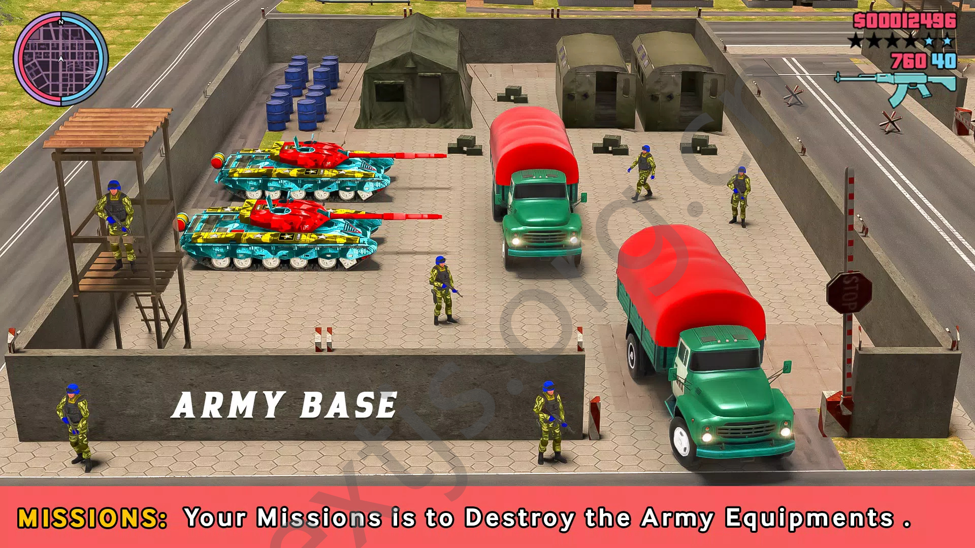 陆军导弹攻击游戏(Army Missile Attack Games)图3