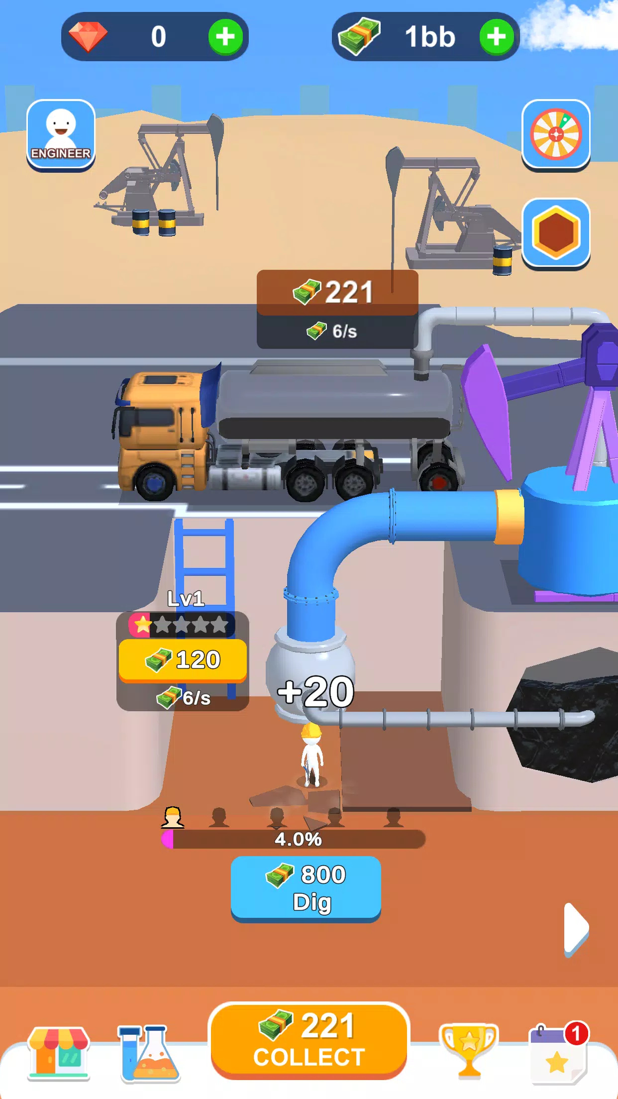 闲置油井游戏(Idle Oil Well)图1