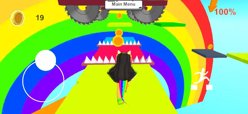 彩虹跑酷游戏(rainbow obby parkour)图3