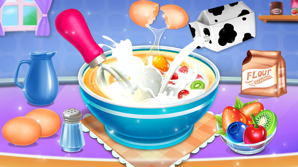 蛋糕师傅烹饪游戏(Cake Maker Chef Cooking Games)图1