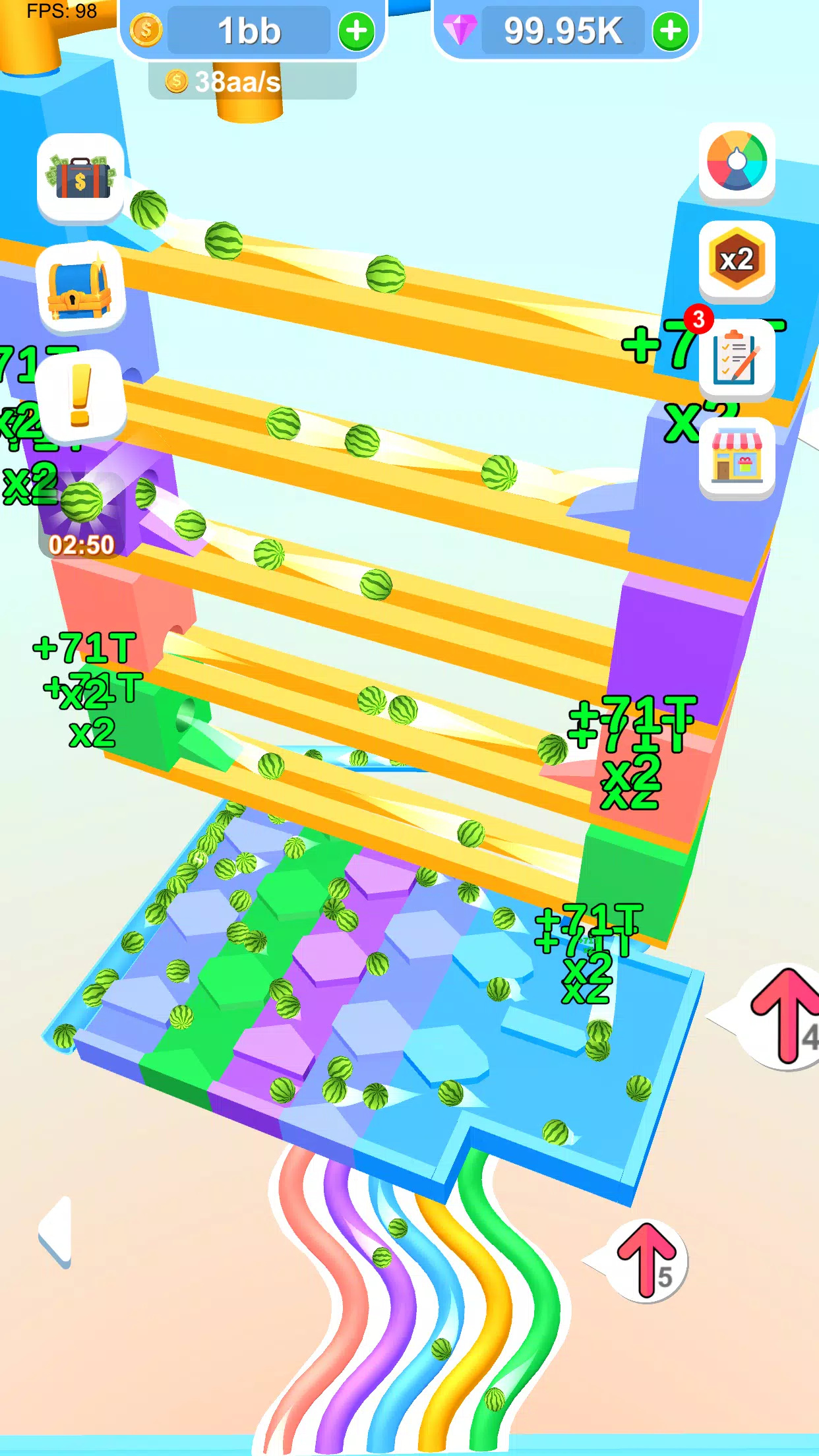 落球冲刺游戏(Ball Drop Dash)图1